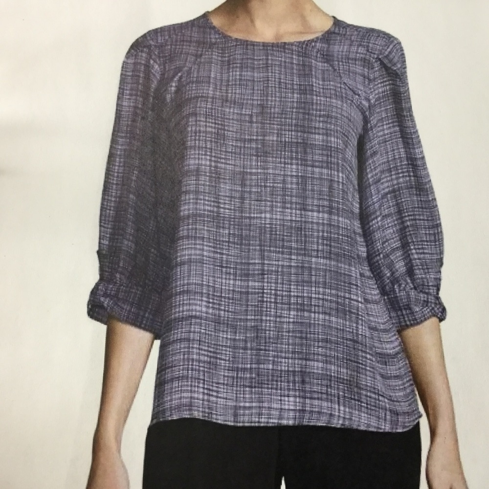 Worthington- Axis Purple Blouse